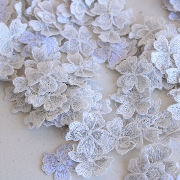 Source Unknown Silver and Purple Decorative Appliques - Picture 10 of 10